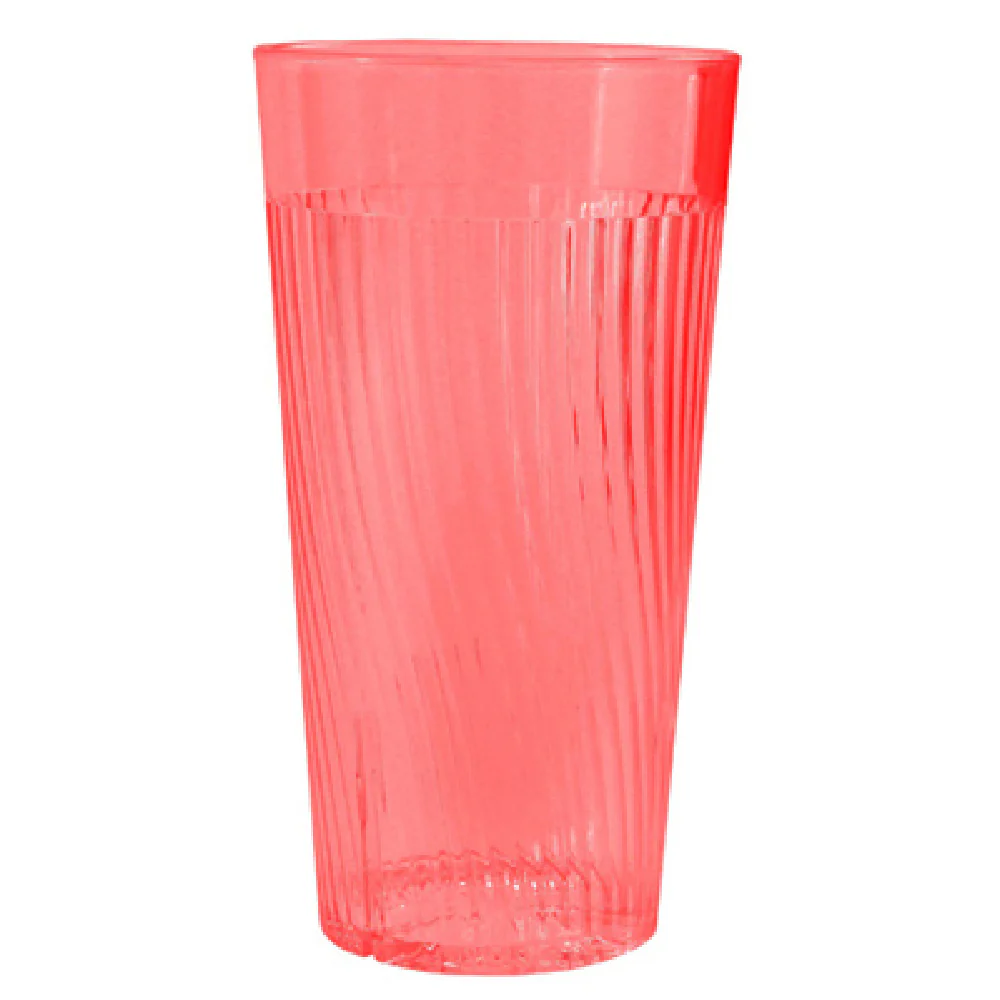 Thunder Group PLPCTB310RD Tumbler 10 Oz Swirl Red Polycarbonate