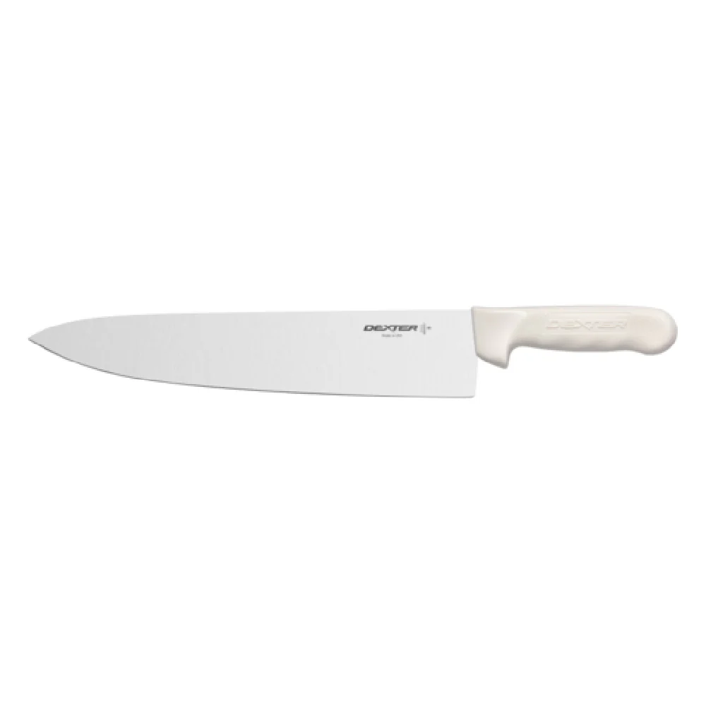 Dexter Russell S145-12PCP 12 Inch Blade Knife High Carbon Stain Free Polypropylene White Handle Knife Dexter Russell S145-12PCP 12 Inch Blade Knife High Carbon Stain Free Polypropylene White Handle Knife