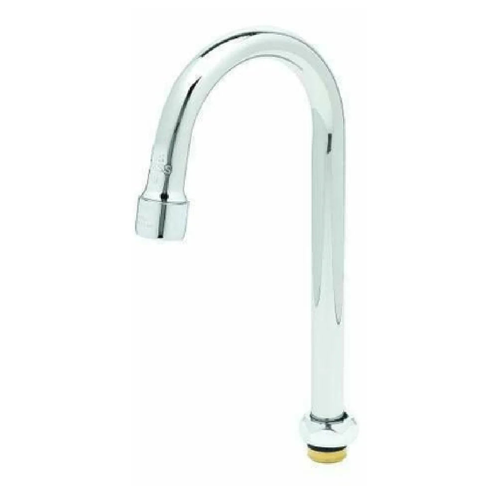 T&S Brass 179X-V22 4-3/8 Inch Swivel Nozzle Gooseneck Chrome Brass T&S Brass 179X-V22 4-3/8 Inch Swivel Nozzle Gooseneck Chrome Brass
