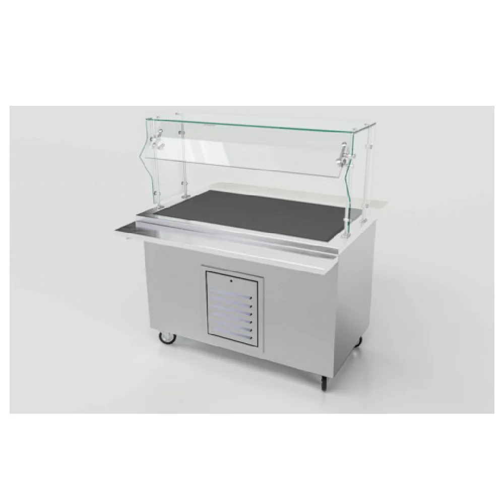 Low Temp Industries SIM-QSG-50 50 Inch Glass Hot and Cold Top Counter Electric Stainless Steel with QuickSwitch Low Temp Industries SIM-QSG-50 50 Inch Glass Hot and Cold Top Counter Electric Stainless Steel with QuickSwitch