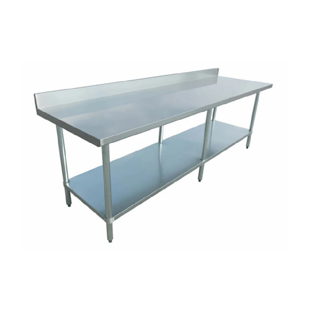 Omcan 23799 84 Inch Stainless Steel Work Table 18 Gauge with Backsplash Omcan 23799 84 Inch Stainless Steel Work Table 18 Gauge with Backsplash