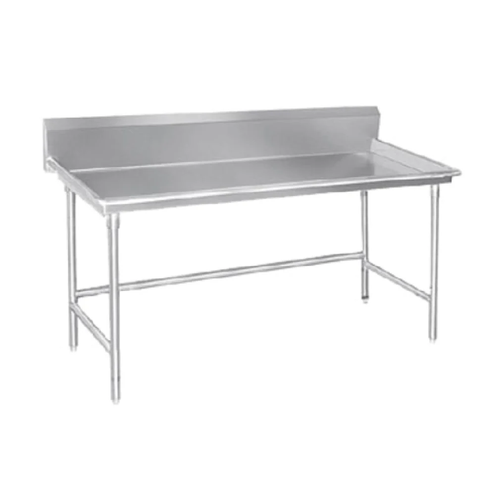 Advance Tabco BSR-48 48 Inch 16 Gauge Stainless Steel Sorting Table with Backsplash