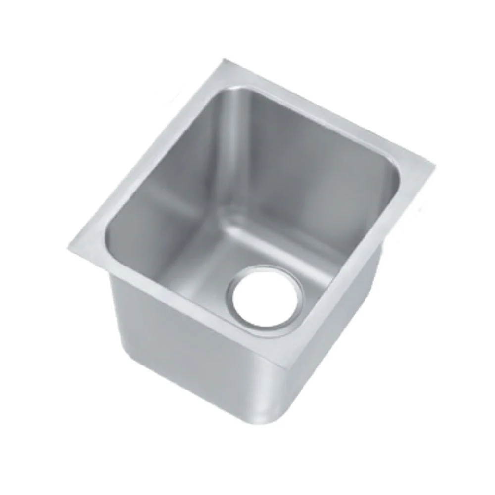 Vollrath 12121-1 14 Inch Weld-In Undermount Sink with 18 Gauge Stainless Steel