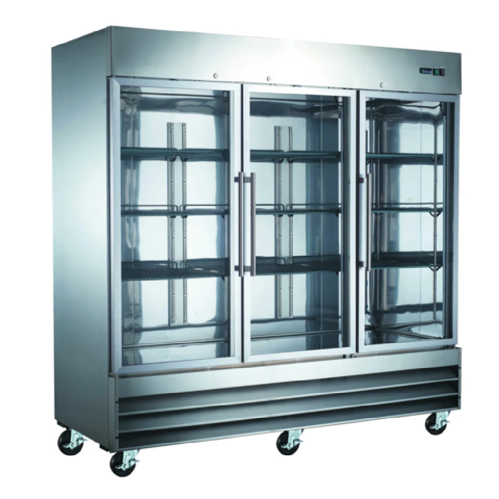 Admiral Craft USRF-3D-G 80 In U-STAR Refrigerator Reach-in 72 cu ft with Glass Door Admiral Craft USRF-3D-G 80 In U-STAR Refrigerator Reach-in 72 cu ft with Glass Door