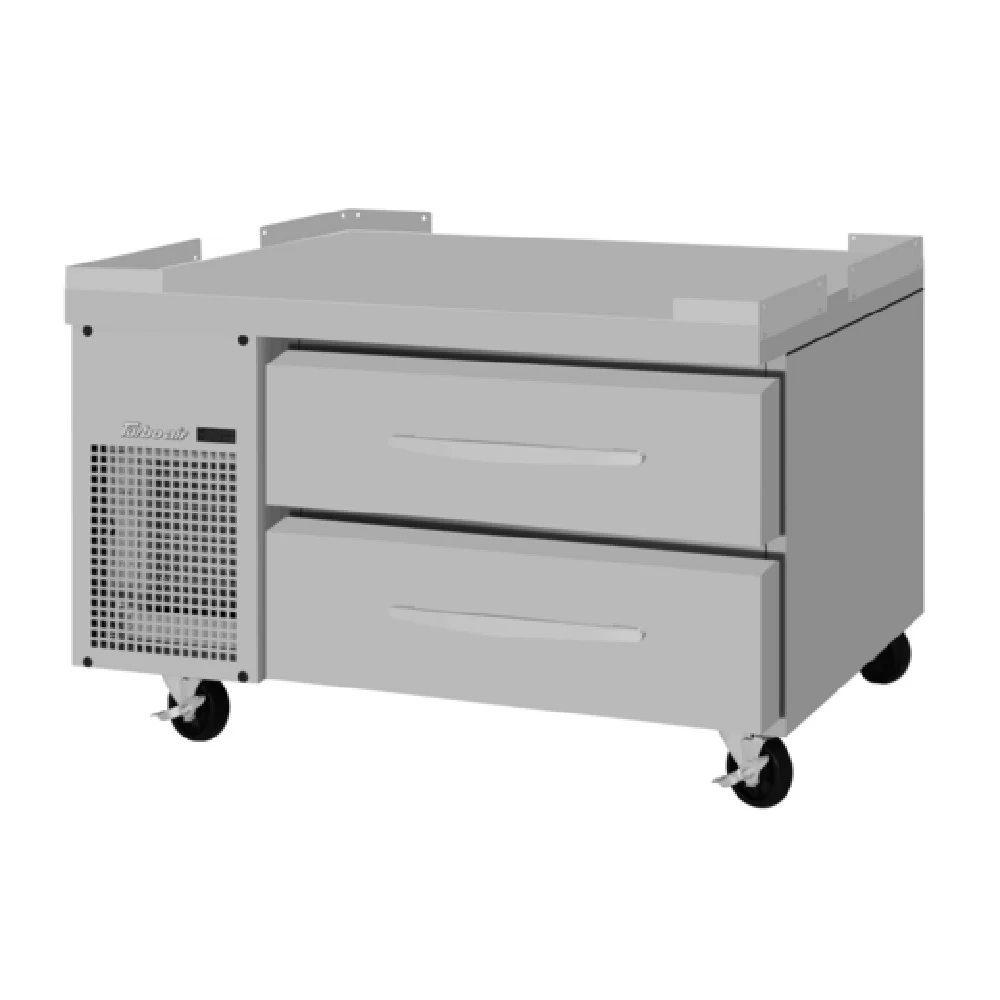 Turbo Air PRCBE-36F-N-FT 36 Inch Refrigerated Chef Base 4.6 Cu Ft with 2 Drawers