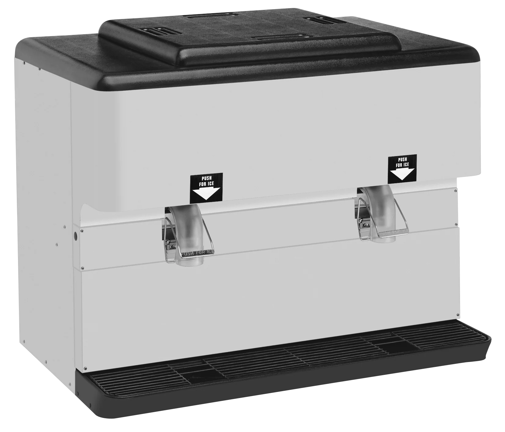 Cornelius 621024560 44 Inch Countertop Ice Dispenser 300 Lbs Ice Capacity with Lever Activation and Plastic Storage Hopper Cornelius 621024560 44 Inch Countertop Ice Dispenser 300 Lbs Ice Capacity with Lever Activation and Plastic Storage Hopper
