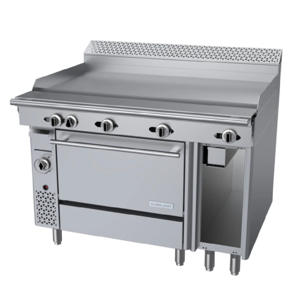 Garland C48-1-1R 48 Inch Heavy Duty Gas Range with 48 Inch Griddle 160000 BTU Garland C48-1-1R 48 Inch Heavy Duty Gas Range with 48 Inch Griddle 160000 BTU