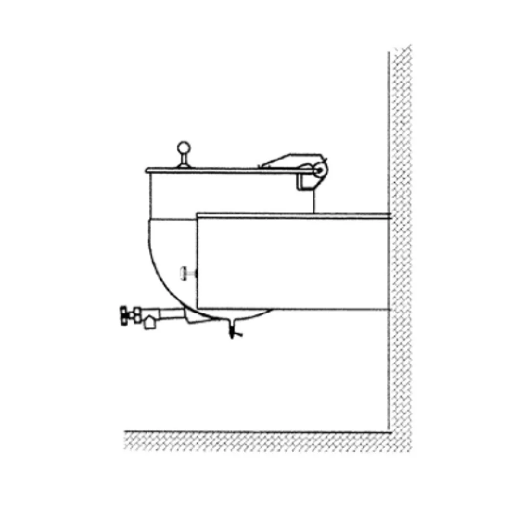 Legion LTWC-40MV 40 Gallon Stationary Direct Steam Kettle with Mixer Stainless Steel Legion LTWC-40MV 40 Gallon Stationary Direct Steam Kettle with Mixer Stainless Steel