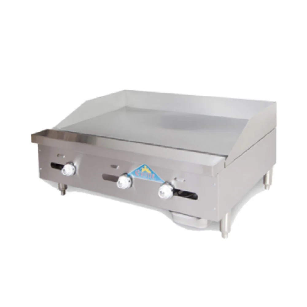Comstock-Castle FHP60-60T 60 Inch Gas Countertop Griddle 125000 BTU