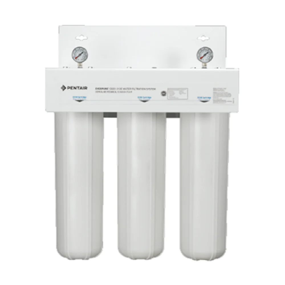 Everpure EV910070 25 Inch Water Filtration Housing Only with 3/4 Inch Connections
