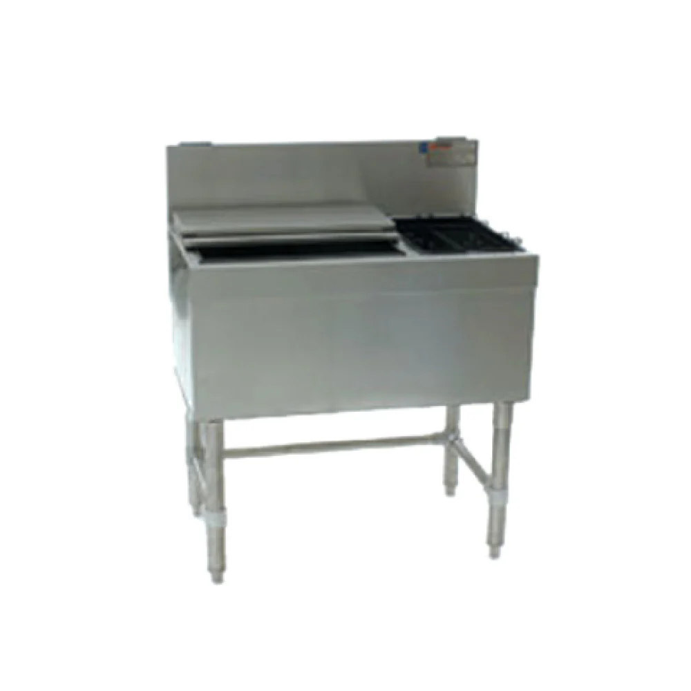 Eagle BCT30R-19 30 Inch Undercounter Ice Bin with Bottle Storage Stainless Steel