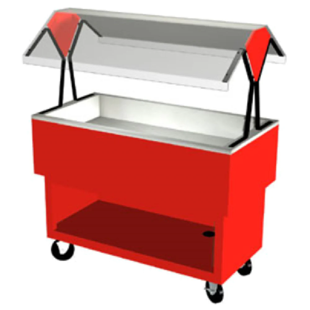 Duke OPAH-2-CP_217150 30 Inch Cold Food Portable Buffet Ice Cooled Mobile With Bottom Shelf Duke OPAH-2-CP_217150 30 Inch Cold Food Portable Buffet Ice Cooled Mobile With Bottom Shelf