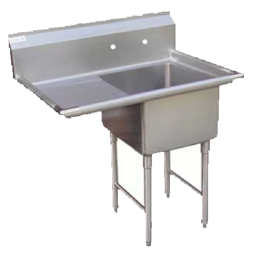 GSW USA SE18181L24 45 Inch Sink One Compartment Stainless Steel with Drainboard