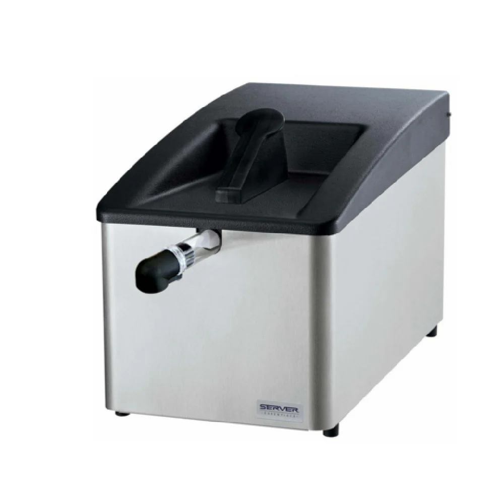 Server Products 07500 10 Inch Countertop Pump Style Condiment Dispenser with Stainless Steel Shroud Server Products 07500 10 Inch Countertop Pump Style Condiment Dispenser with Stainless Steel Shroud