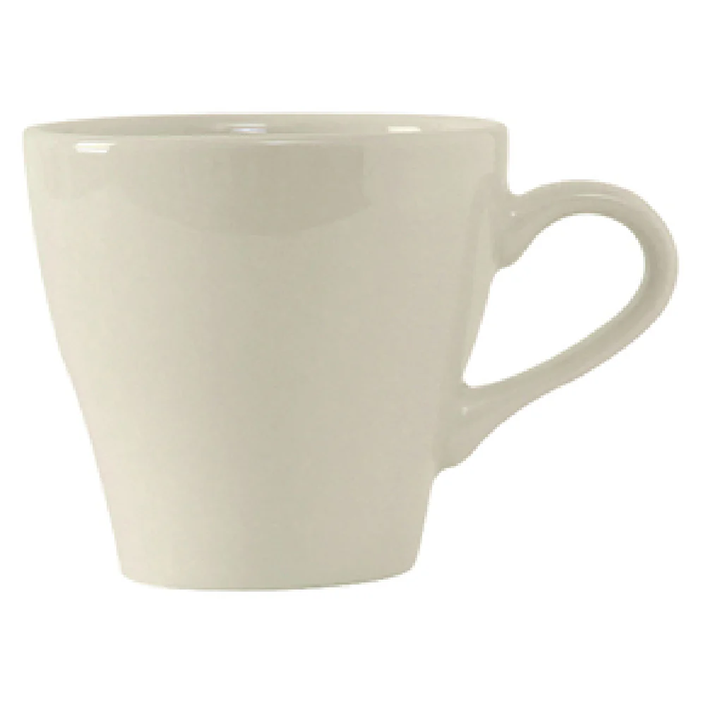 Tuxton BEF-0808 8 Oz Cappuccino Cup 3-1/2 Inch Diameter Ceramic American White