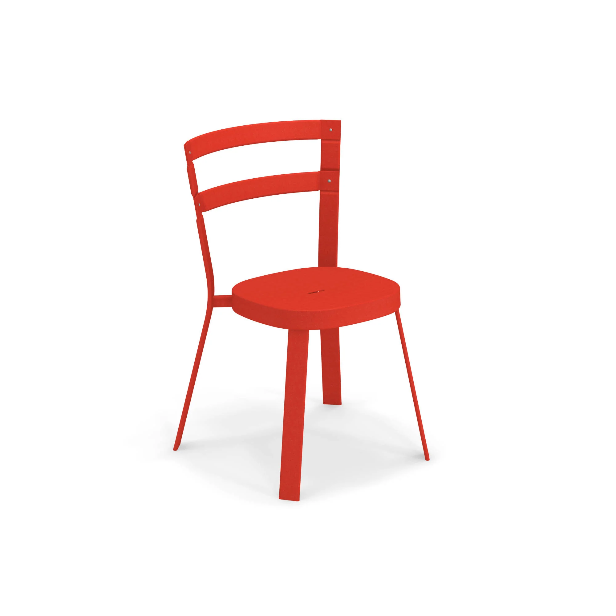 emuamericas llc E655-50 20 Inch Chair Stacking Outdoor Tubular Steel Ladder Back emuamericas llc E655-50 20 Inch Chair Stacking Outdoor Tubular Steel Ladder Back