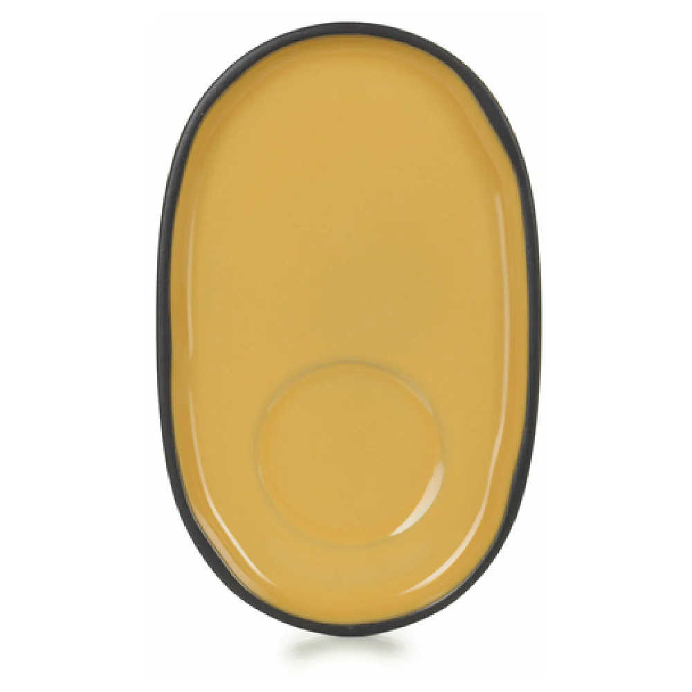Revol 652771 5-1/4 Inch Oval Saucer Porcelain Compatible with CO1108N