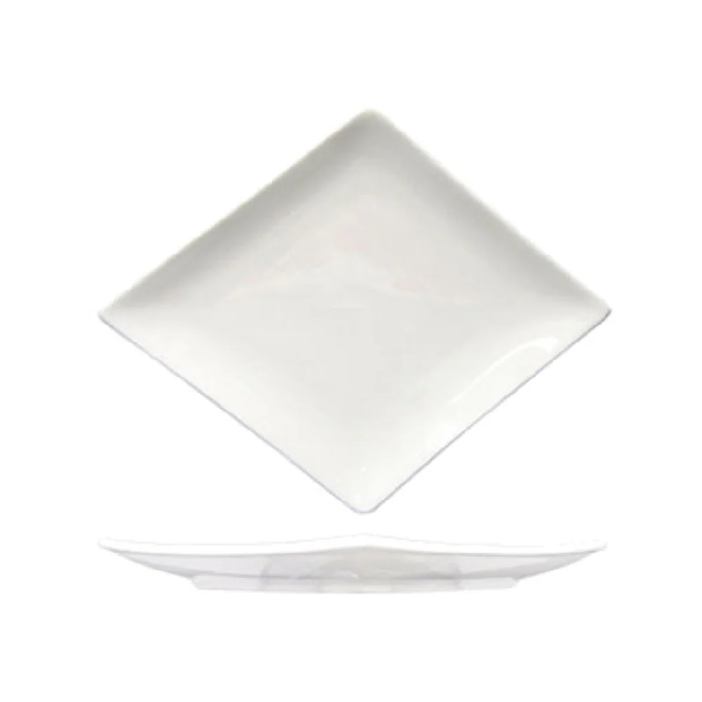 International Tableware PA-121 12 Inch Diamond Coupe Plate Lead Free Porcelain International Tableware PA-121 12 Inch Diamond Coupe Plate Lead Free Porcelain