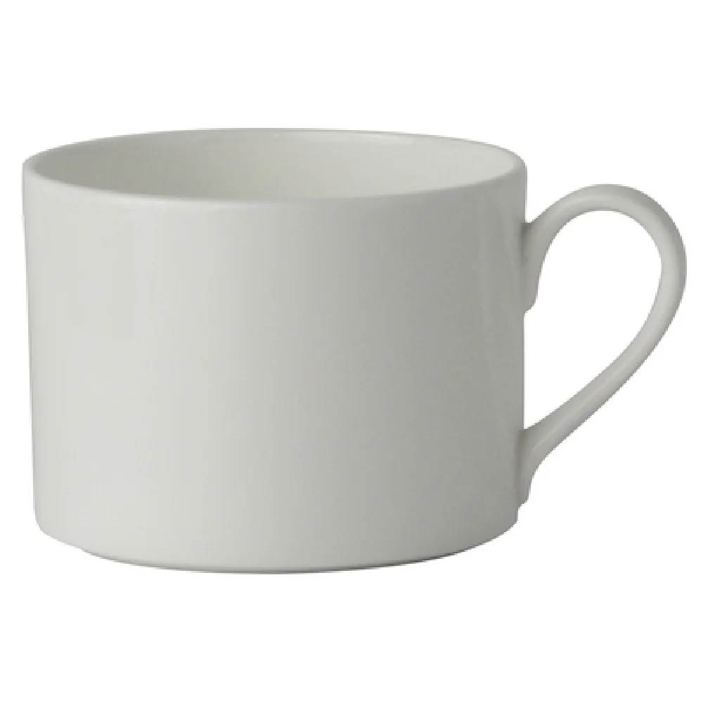 Steelite 4410RF019 10 Oz Can Coffee Cup Bone China in White 3 Dozen