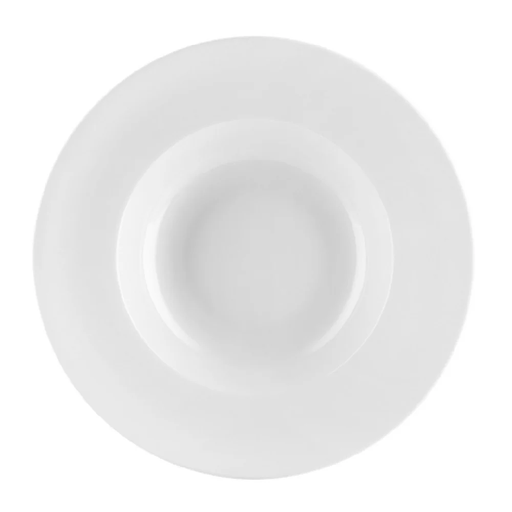 CAC China UVS-233 10-1/2 Inch Round Pasta Bowl 17 Oz Porcelain with Dishwasher Safe