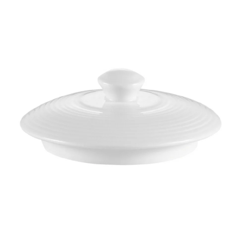 CAC China HMY-123-LID 5-1/2 Inch Round Lid Only Porcelain Dishwasher Safe CAC China HMY-123-LID 5-1/2 Inch Round Lid Only Porcelain Dishwasher Safe