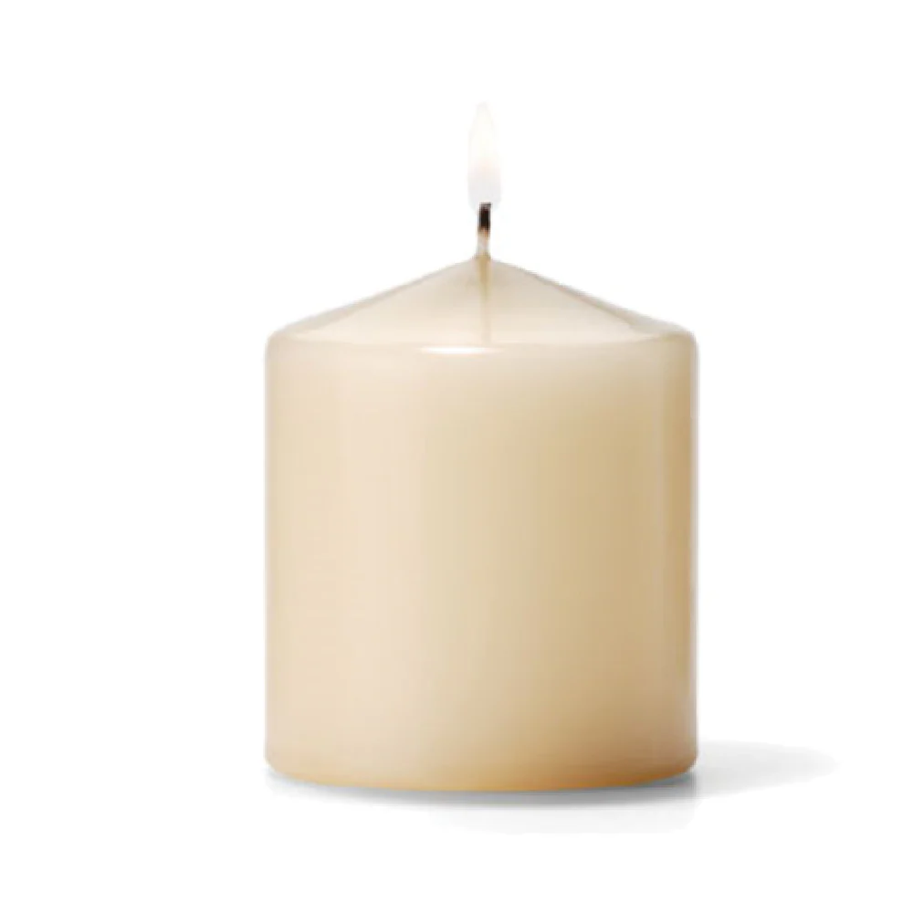Hollowick P3X3I-12 3 Inch Diameter Pillar Candle Wax Ivory 12 Pack Hollowick P3X3I-12 3 Inch Diameter Pillar Candle Wax Ivory 12 Pack
