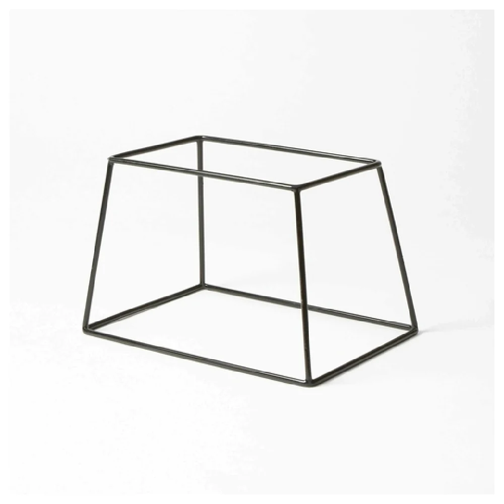 American Metalcraft RSRB7 11 Inch x 8 Inch Stand Rubber Coated Steel Black Display