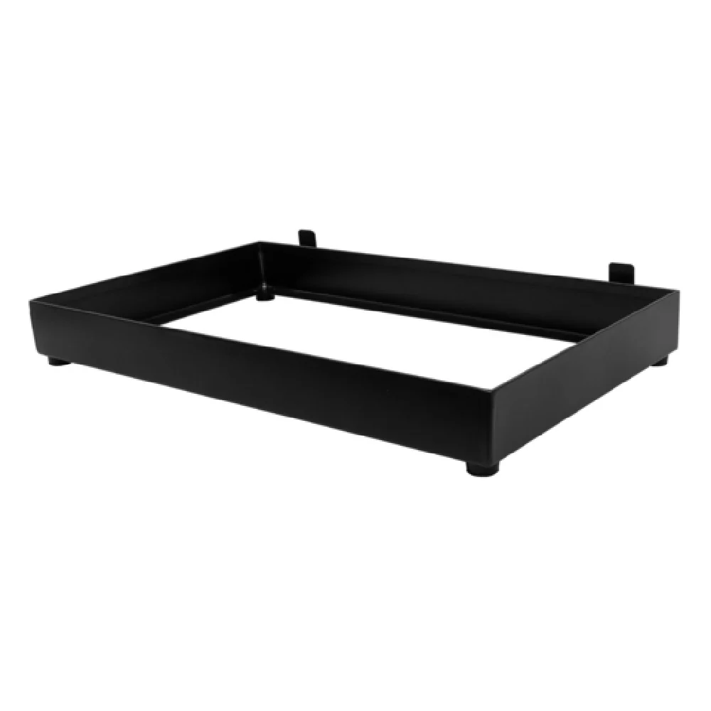 Steelite DWFB20122BK 20 Inch Black Metal Display Riser with Low Profile