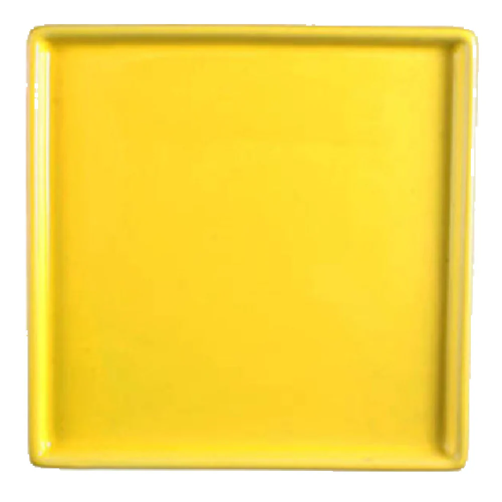 Vertex China AV-S5-LE 5-5/8 Inch Square Plate Glossy Yellow Finish 3 Dozen Packs Vertex China AV-S5-LE 5-5/8 Inch Square Plate Glossy Yellow Finish 3 Dozen Packs