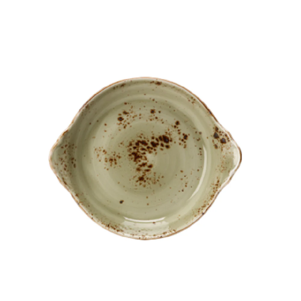 Steelite 11310317 27.5 Oz Round Earred Dish Green Alumina Vitrified China Steelite 11310317 27.5 Oz Round Earred Dish Green Alumina Vitrified China