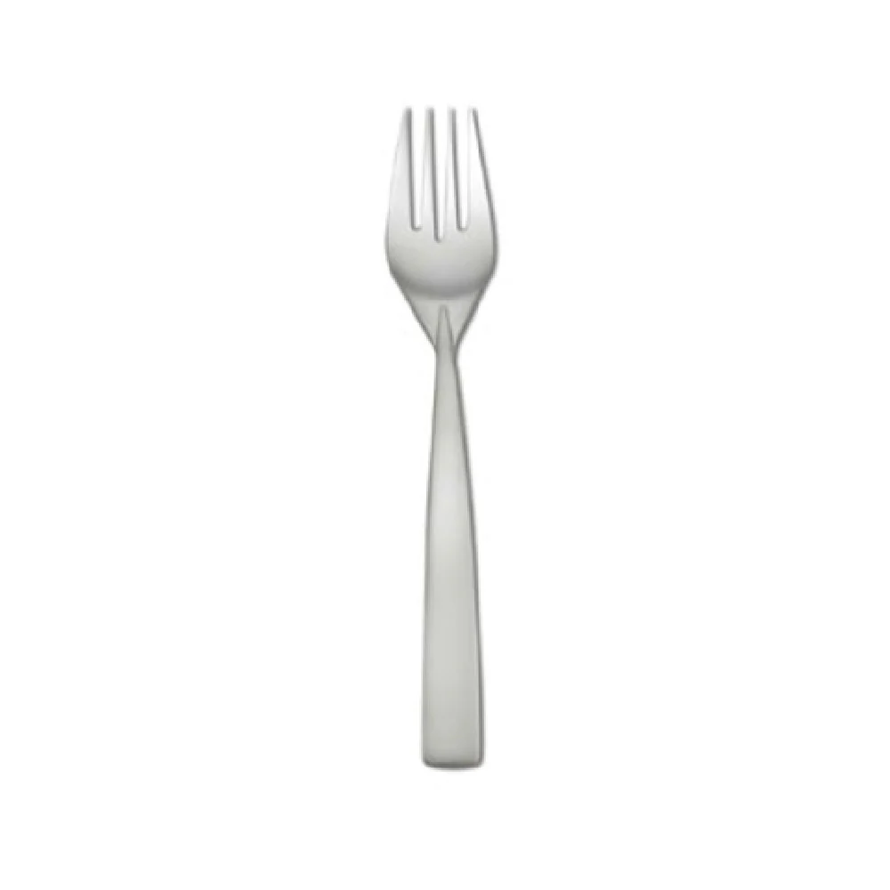 1880 Hospitality 2972FSLF 7 Inch Salad Pastry Fork Tapered Bead Blasted Handle 18 10 Stainless Steel Satin Finish