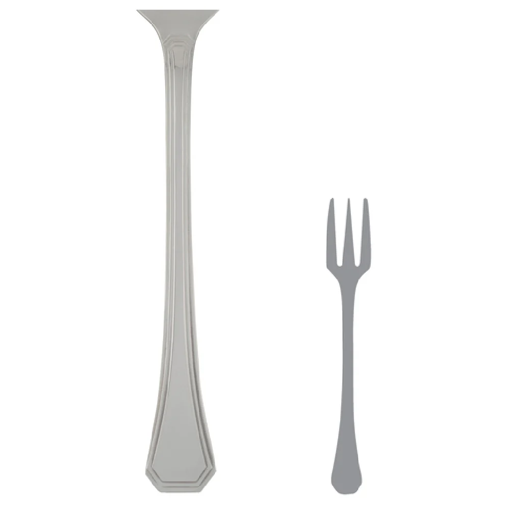 Steelite 5303S025 5-1/2 Inch Cocktail Fork 3-prong Stainless Steel Deluxe