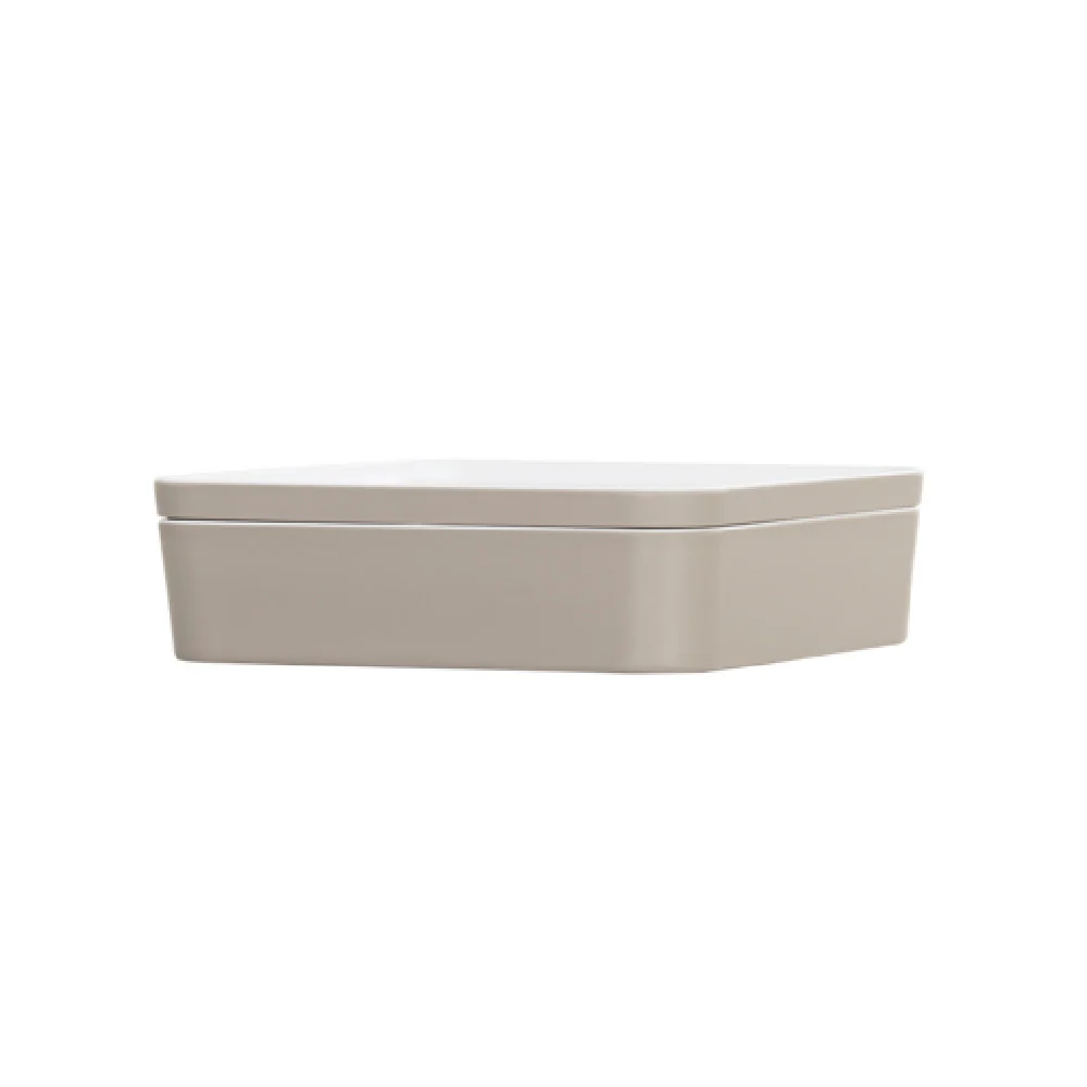 Cal-Mil 24131-10-102 10.5 Inch Dishwasher Safe Square Bento Box Melamine Ash Cal-Mil 24131-10-102 10.5 Inch Dishwasher Safe Square Bento Box Melamine Ash
