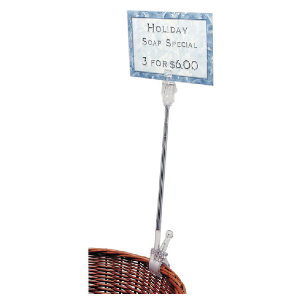 Hubert 32387 Sign Holder 1-1/4
