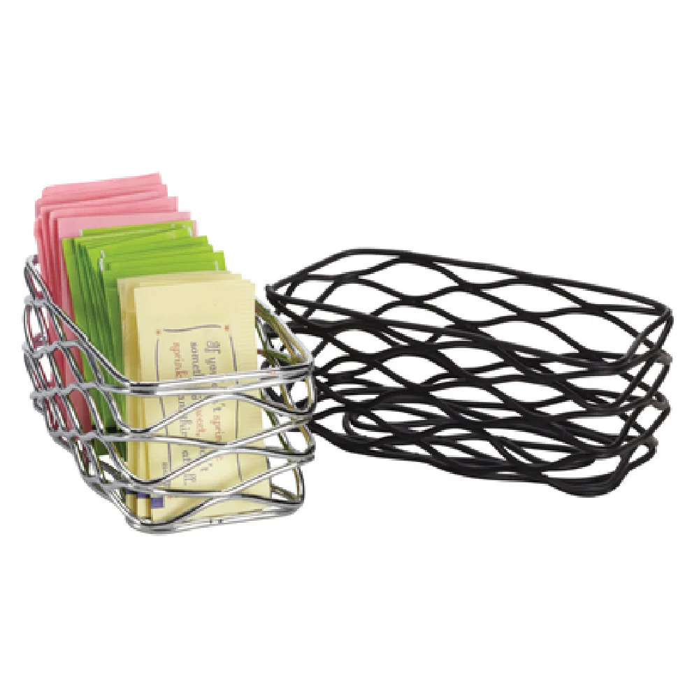 American Metalcraft BNSC3 4-1/2 Inch Birdnest Condiment Basket Chrome Plated Wire