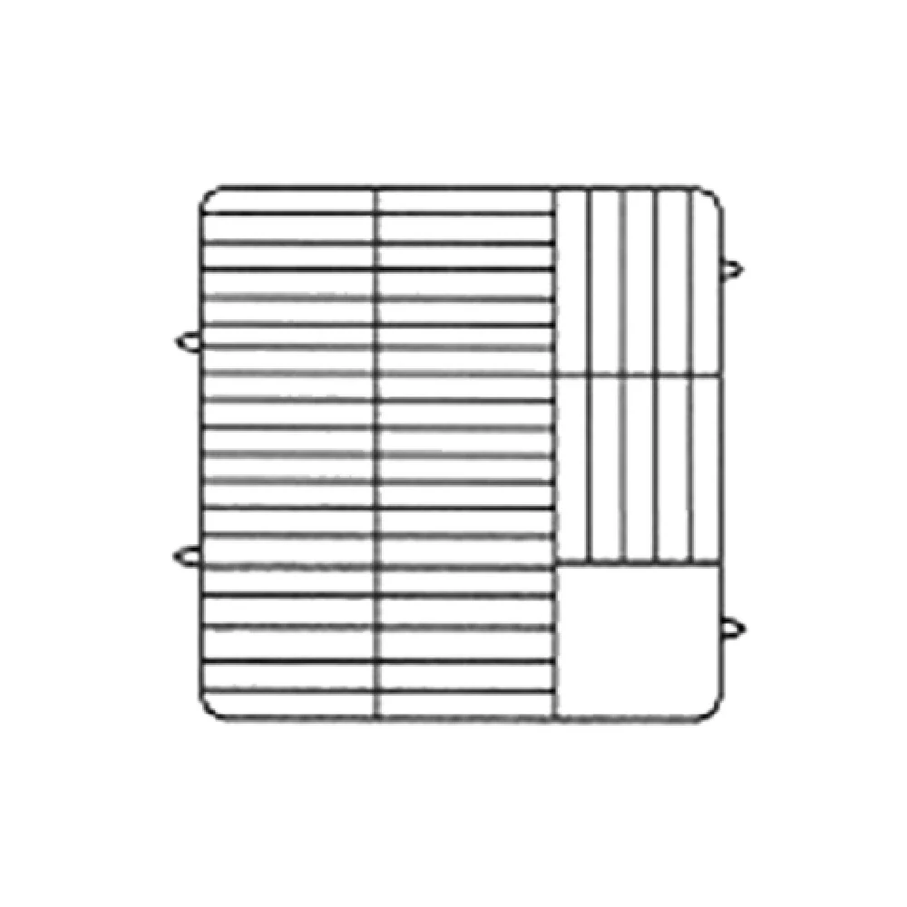 Vollrath PM3807-2-21 5 to 6-1/8 Inch Plate Crate Dishwasher Rack with Extenders Vollrath PM3807-2-21 5 to 6-1/8 Inch Plate Crate Dishwasher Rack with Extenders