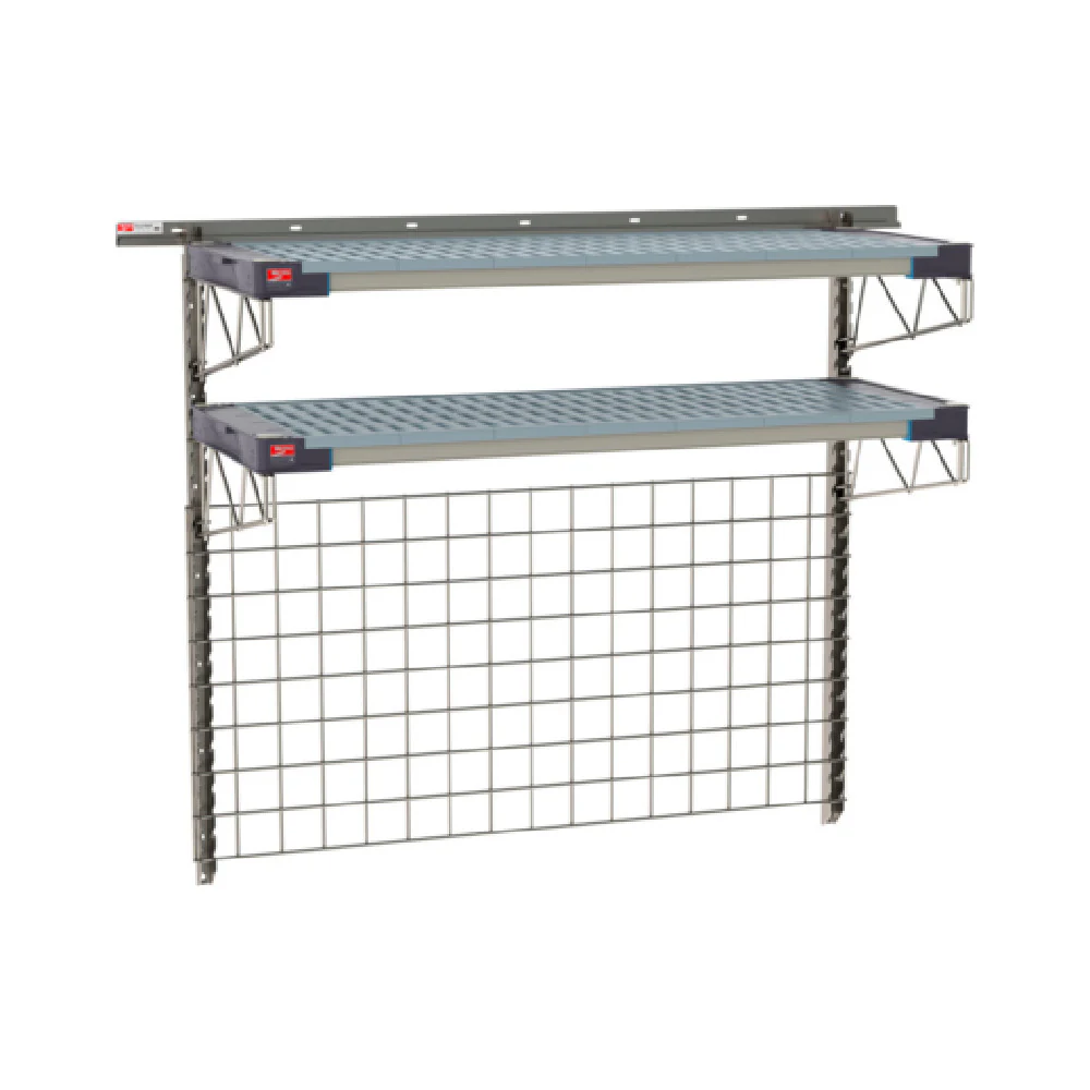 Metro SW-1848S4-45-BASE SmartWall Life Station Base Kit Type 304 Stainless Steel Components: (1) Wall Track Metro SW-1848S4-45-BASE SmartWall Life Station Base Kit Type 304 Stainless Steel Components: (1) Wall Track