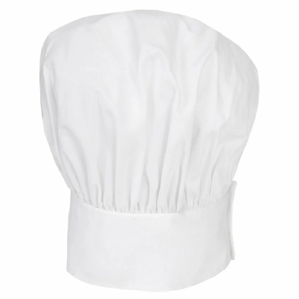 John Ritzenthaler Company CLCH3D Chef's Hat 13 Inch Adjustable White Durable