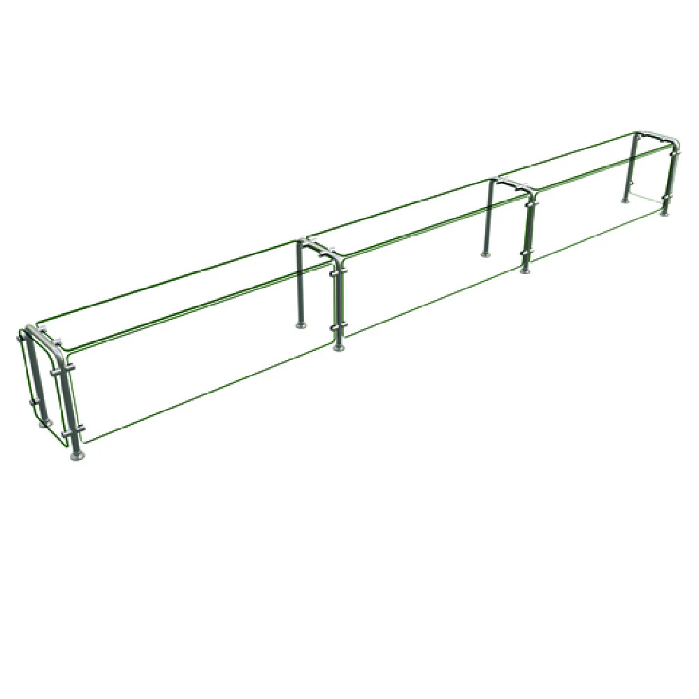 Hatco ED20-14412 144 Inch Sneeze Guard Full Service with Heat Tempered Glass