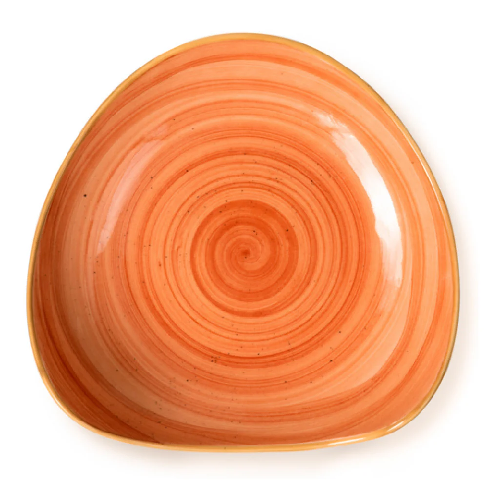 Bon Chef 2060007P-O 6.65 Inch Diameter Salad Bowl Hand-Painted Orange Porcelain Bon Chef 2060007P-O 6.65 Inch Diameter Salad Bowl Hand-Painted Orange Porcelain