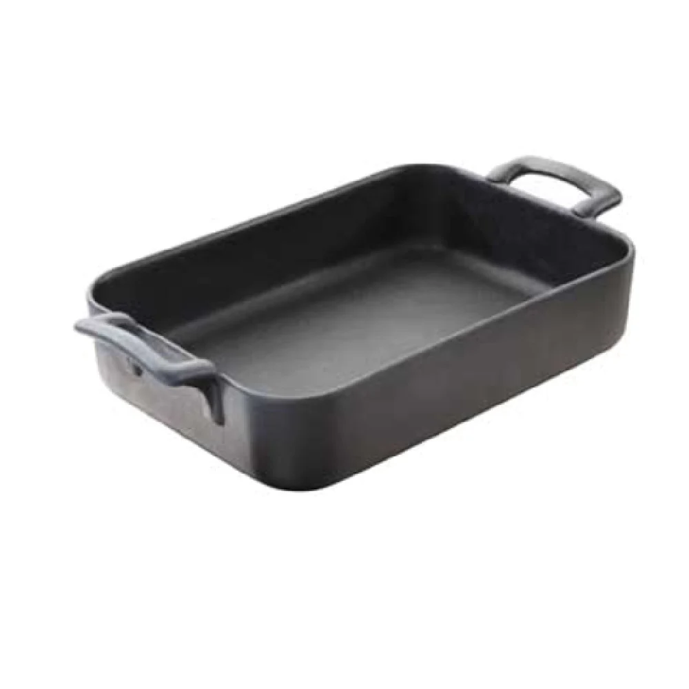 Revol 642068 11 Inch 88-1/4 Oz Roasting Dish Porcelain Rectangular with Handles Revol 642068 11 Inch 88-1/4 Oz Roasting Dish Porcelain Rectangular with Handles