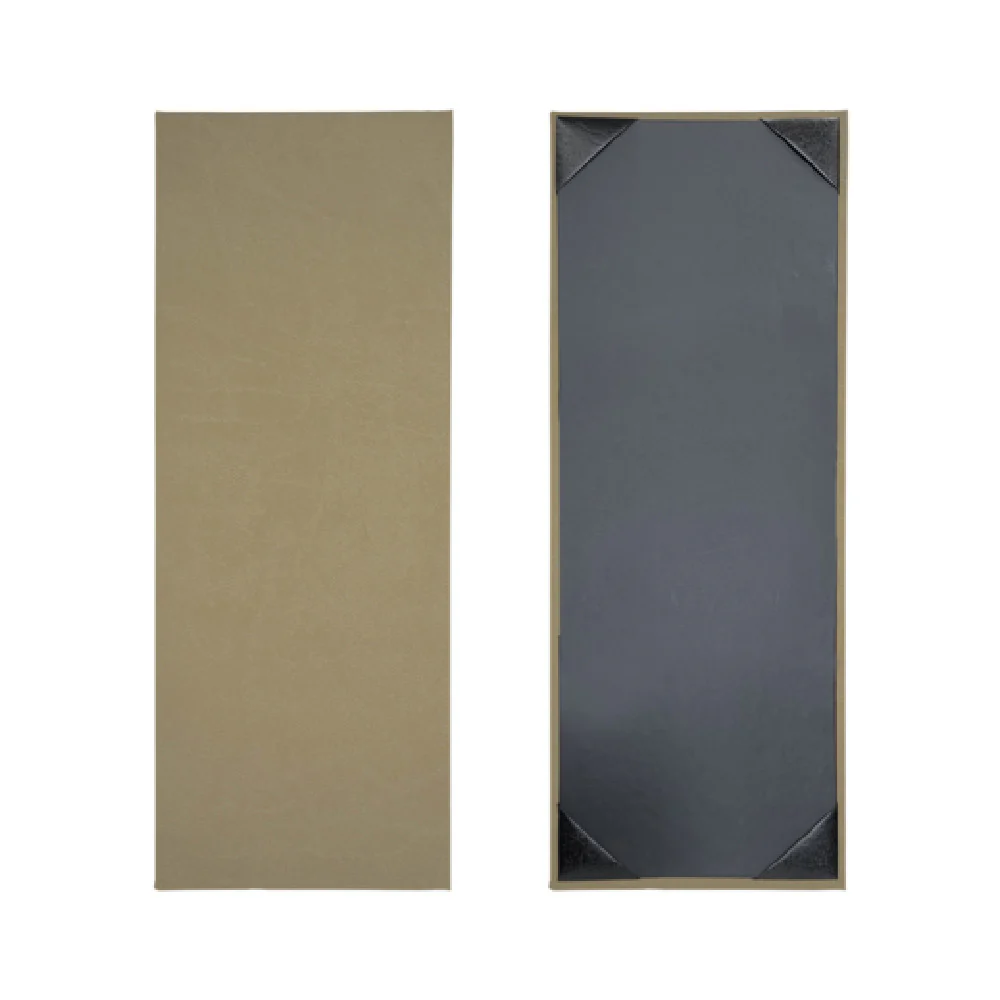 Risch EVERGREEN-1V 4.25X11 Menu Cover Bio-friendly Faux-leather Black - 25 Packs Risch EVERGREEN-1V 4.25X11 Menu Cover Bio-friendly Faux-leather Black - 25 Packs