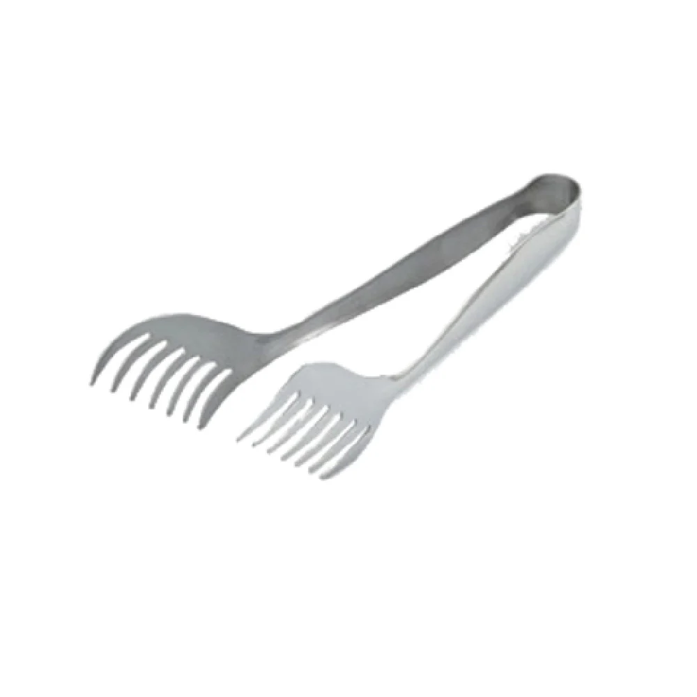 Vollrath 46988 9 Inch Spaghetti Tongs Mirror Polished Satin Inside Stainless Steel