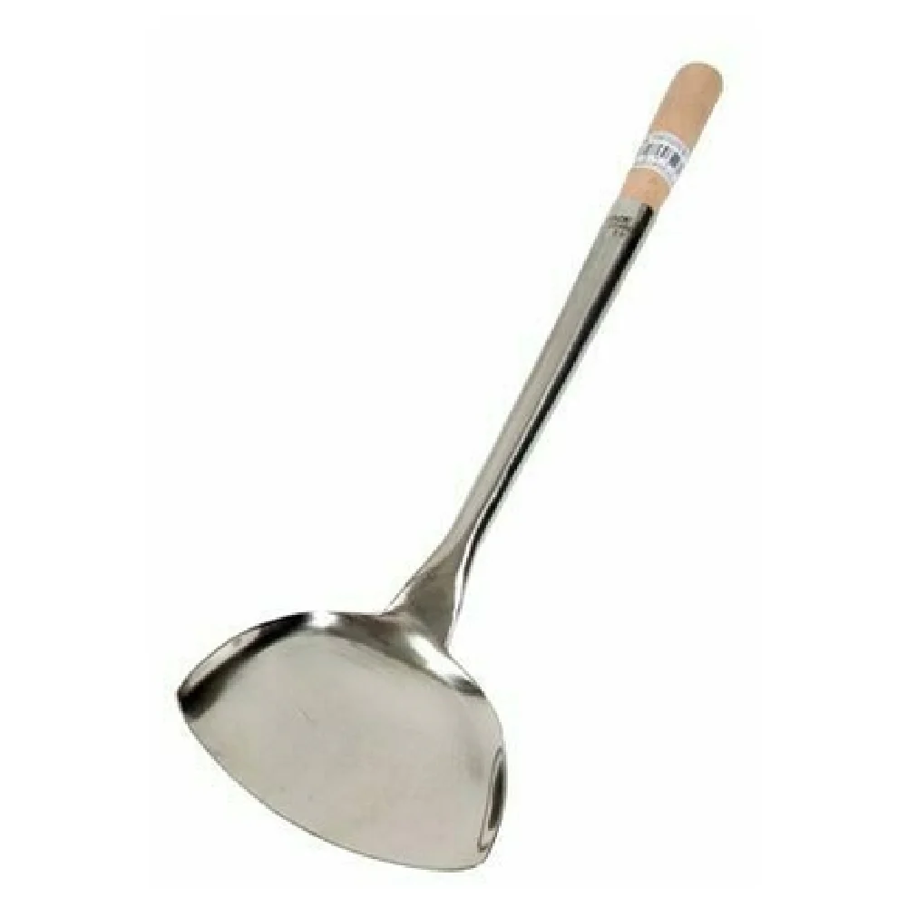 Town 33973/DZ 16-1/2 Inch Wok Shovel Stainless Steel Wood Handle Dozen