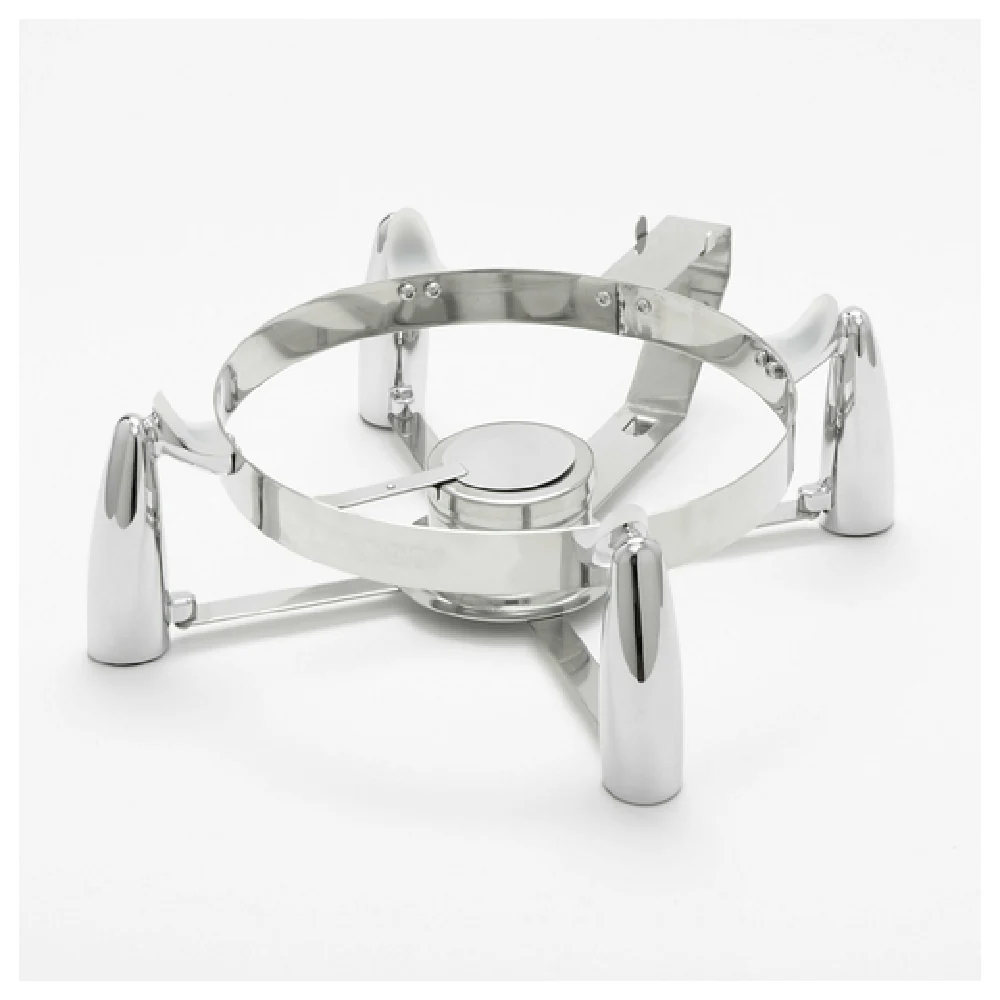 American Metalcraft REVLRD20BASE 14-1/2 Inch Round Chafer Stand with fuel holder Stainless steel
