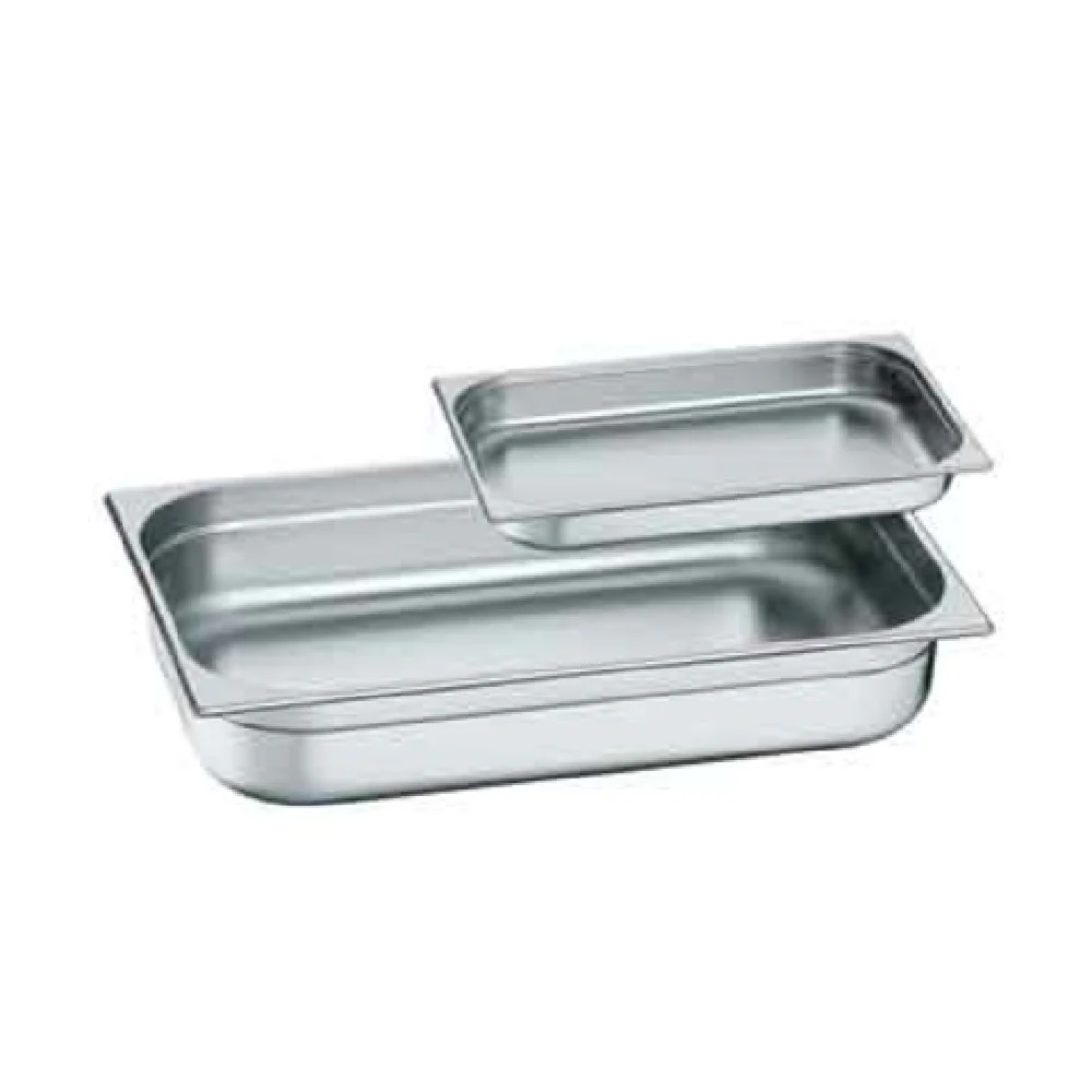 BauscherHepp 19.9955.0589 GN 1/1 12-3/4 Inch x 20-3/4 Inch Chafing Dish Pan Stainless Steel