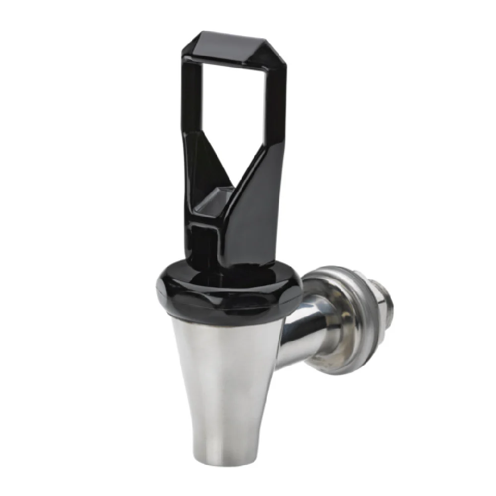 Service Ideas 030201 M18 1.5mm Jewel Beverage Dispenser Spigot Black Polished Stainless Service Ideas 030201 M18 1.5mm Jewel Beverage Dispenser Spigot Black Polished Stainless