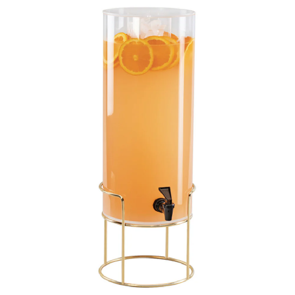 Cal Mil 22005-3INF-46 8-1/4 Inch Round Beverage Dispenser BPA Free with Infusion Chamber