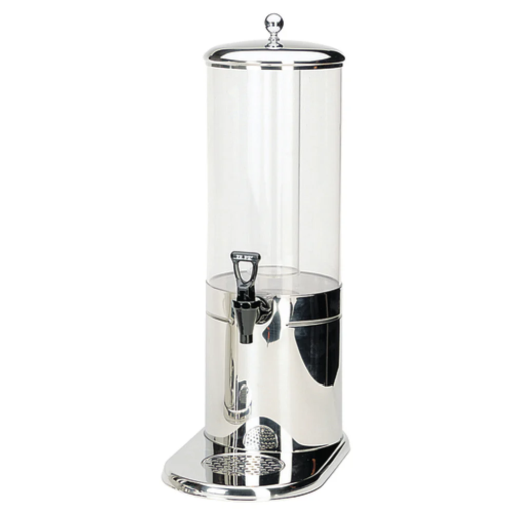 Service Ideas GSP1S7 7 Liter Beverage Dispenser with Crushed Ice Tube and No-Drip Faucet