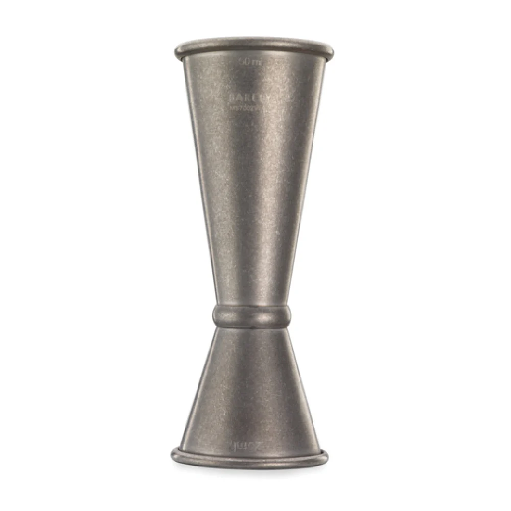 Mercer Culinary M37002VN 25 to 50 Ml Dual Capacity Jigger Stainless Steel Vintage Finish Mercer Culinary M37002VN 25 to 50 Ml Dual Capacity Jigger Stainless Steel Vintage Finish